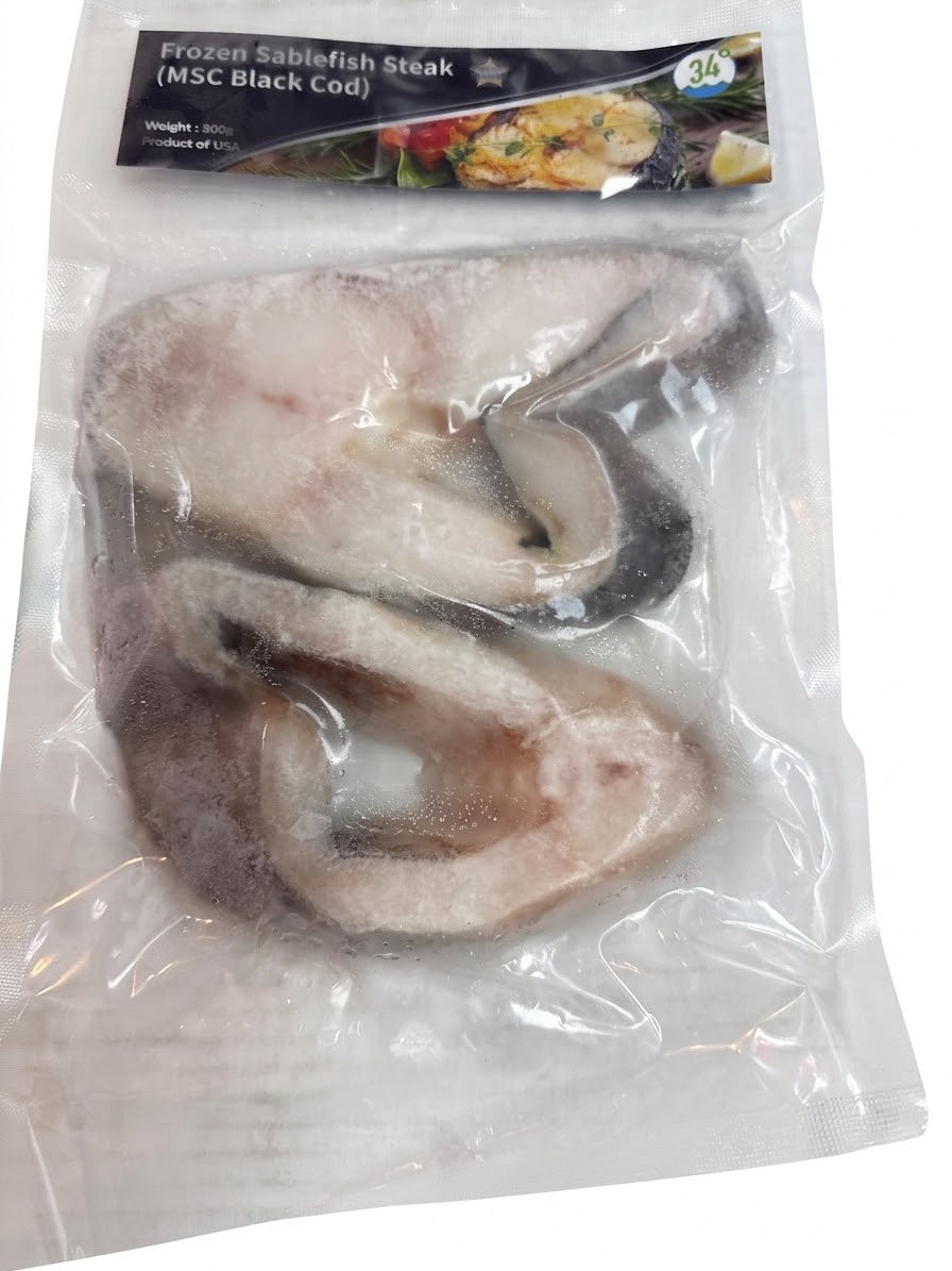 美國銀鱈魚魚扒（300g)
